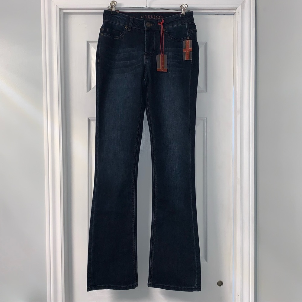 LIVERPOOL JEANS COMPANY NWT Lucy Bootcut Jeans size 2/26 mid rise Nordstrom